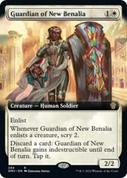 Guardian of New Benalia (Extended Art) - Near Mint MTG Dominaria United - Image 1