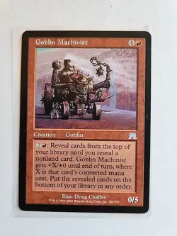 Goblin Machinist - Onslaught - LP - MTG Magic - Uncommon - Red Creature - Image 1