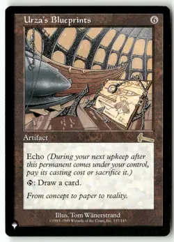Urza's Blueprints 137 Rare Urza's Legacy Magic: The Gathering Near Mint - Image 1
