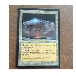 Wizards of the Coast MTG Stronghold Volrath's Stronghold Rare Land English 1998 - Image 1