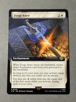 Forge Anew (Extended Art) Universes Beyond: the Lord of the Rings MTG - Image 1