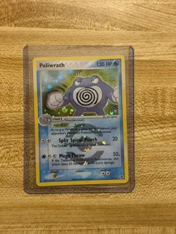 Pokemon TCG Poliwrath EX FireRed & LeafGreen 11/112 Reverse Holo - Image 1