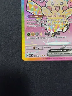 2026 Pokemon Pikachu ex 277/217 Ascended Heroes SIR Special Illustration Rare 1 - Image 3