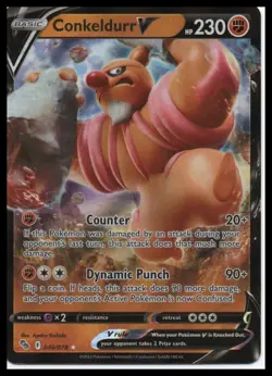 Conkeldurr V - 040/078 Pokemon GO - Ultra Rare Holo - Pokemon TCG - NM/M - Image 1