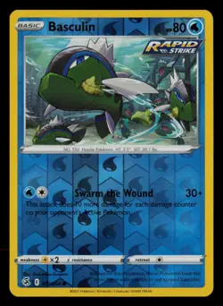 Basculin 070/264 Common Fusion Strike Pokemon Reverse Holo Near Mint - Image 1