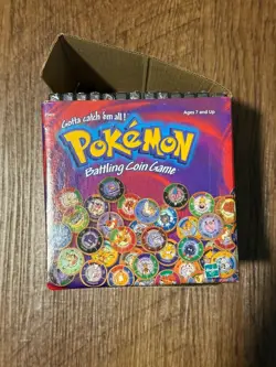 Pokemon Battling Coin Game Original Retail Box With 13 Sealed Coin Case Packs - Image 3