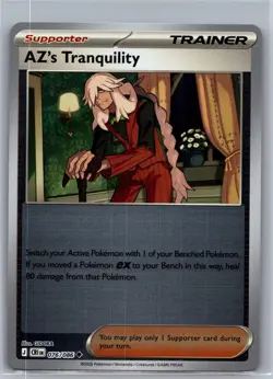 AZ's Tranquility 076/086 Uncommon ME04: Chaos Rising Pokemon Reverse Holo NM - Image 1