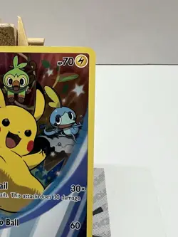 Pikachu - SWSH020 Full Art Pokemon Sword & Shield Promo Ultra Rare Holo NM - Image 2