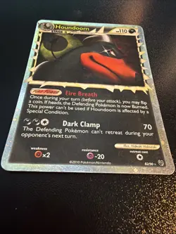 Pokemon TCG Houndoom Holo Stage 1 Beast 2010 Set 82/90 110 HP - Image 4
