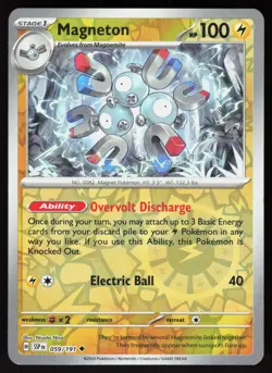 Magneton 059/191 Uncommon Surging Sparks Pokemon Reverse Holo Near Mint - Image 1