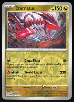 Eternatus 141/191 Rare Surging Sparks Pokemon Reverse Holo Near Mint - Image 1