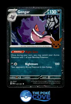 Gengar 057/091 | Paldean Fates | Pokemon Uncommon | NM - Image 1