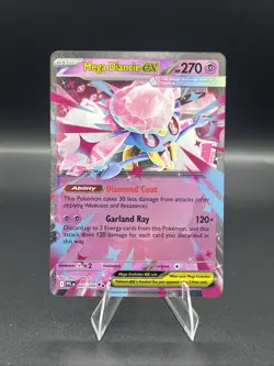Pokemon Mega Diancie EX Double Rare Holo 041/094 Me02: Phantasmal Flames 270 HP - Image 1