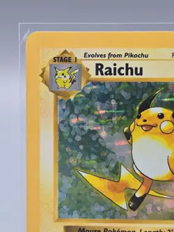 Pokemon TCG Raichu 014/102 Base Set (Shadowless) Holo Ungraded - Image 2