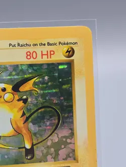 Pokemon TCG Raichu 014/102 Base Set (Shadowless) Holo Ungraded - Image 3