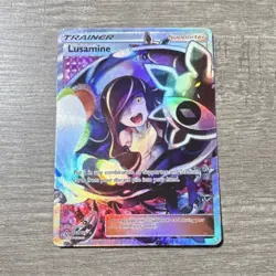 The Pokemon Company Lusamine 153/156 SM-Ultra Prism Ultra Rare Holo Full Art Eng - Image 1