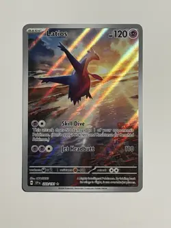 Pokemon Latios 203/191 Surging Sparks Illustration Rare - Image 1