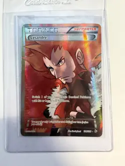 Pokemon Lysandre Full Art Ultra Rare Flashfire 104/106 - Vintage XY - LP - Image 1