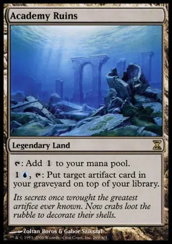 Academy Ruins Magic mtg Moderate Play, English Time Spiral x1 - Image 1