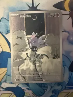 Gothita 124/086 Illustration Rare White Flare Pokemon Near Mint - Image 1
