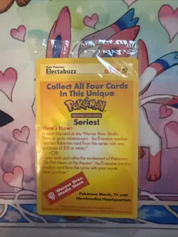 Sealed Electabuzz #2 WB Movie Promo 1999 Pokemon WOTC Black Star Promo NEW MINT - Image 1