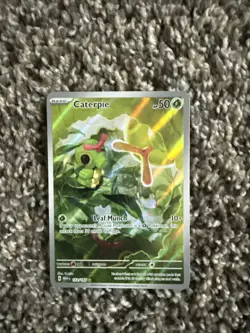 Caterpie 172/165 IR NM SV: Scarlet & Violet 151 Illustration Rare Pokemon TCG - Image 1