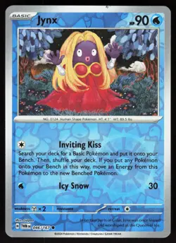 Jynx 046/167 Common Twilight Masquerade Pokemon Reverse Holo Near Mint - Image 1