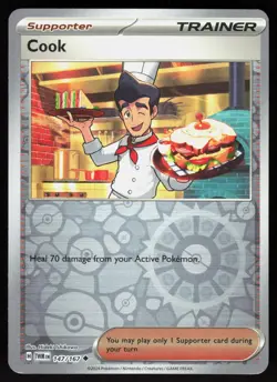 Cook 147/167 Uncommon Twilight Masquerade Pokemon Reverse Holo Near Mint - Image 1