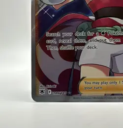 Pokemon Irida Full Art Trainer Supporter Ultra Rare Holo 186/189 Astral Radiance - Image 5