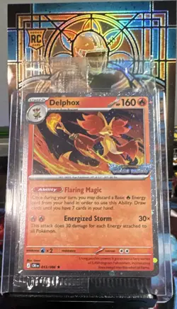 Delphox Choas Rising Stamped Promo!!! CLEAN COPY 👌🏼 - Image 1