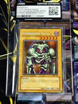 Summoned Skull BPT-002 Reverse Foil Misprint Error Secret Rare Yu-Gi-Oh Card Lp - Image 1
