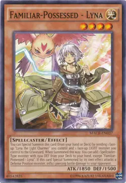 1 x Familiar-Possessed - Lyna - MACR-EN037 - Common - Unlimited Edition Near Min - Image 1