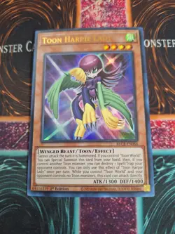 Yu-Gi-Oh! Toon Harpie Lady BLCR-EN066 Ultra Rare 1st Edition Near Mint b2/ - Image 1