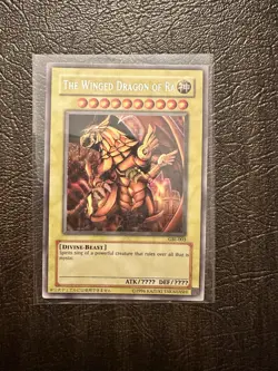 Konami Yu-Gi-Oh! The Winged Dragon of Ra GBI-003 Secret Rare Unlimited - Image 1