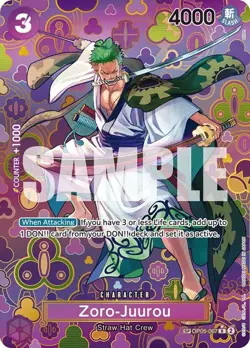 One Piece TCG Emperors in the New World Rare Zoro-Juurou OP05-067 [SP] - Image 1