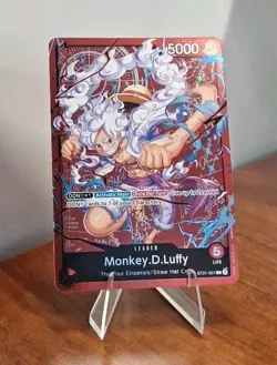 One Piece Monkey.D.Luffy ST21-001 ST21 001 Learn Together Deck Set holo Foil - Image 1
