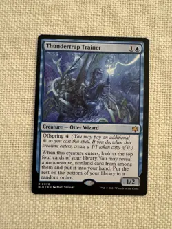 Thundertrap Trainer R0078 Bloomburrow MTG Magic the Gathering NM - Image 1
