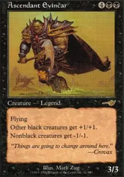 Ascendant Evincar Magic mtg Heavy Play, English Nemesis x1 - Image 1