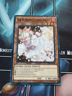 YUGIOH! Ash Blossom and Joyous Spring SDCB-EN014 Common 1st Edition Near Mint - Image 1