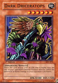3 x Dark Driceratops - IOC-073 - Rare - Unlimited Edition Near Mint, English - Image 1