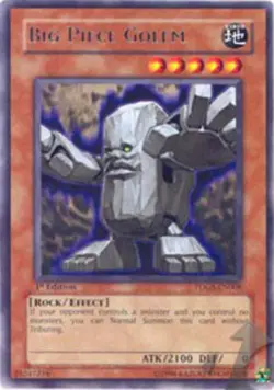 3 x Big Piece Golem - TDGS-EN008 - Rare - Unlimited Edition Near Mint, English - Image 1
