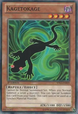 3 x Kagetokage - SP13-EN009 - Common - Unlimited Edition Near Mint, English - Image 1