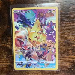 Pokemon Pikachu 160/159 Crown Zenith Secret Rare Full Art Holo Card - Image 1
