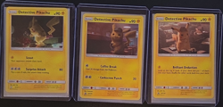 3 Detective Pikachu Cards (10/18, SM190, and SM194) - Image 1