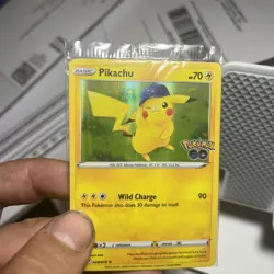 2022 Pokemon GO Pikachu Holo Promo Card 028/078 New Sealed - Image 1