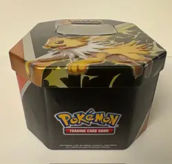 Pokemon Trading Card Game Set of 2 Empty Collectible Tins Jolteon & Espeon - Image 2
