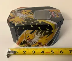 Pokemon Trading Card Game Set of 2 Empty Collectible Tins Jolteon & Espeon - Image 3