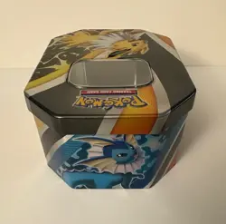 Pokemon Trading Card Game Set of 2 Empty Collectible Tins Jolteon & Espeon - Image 4