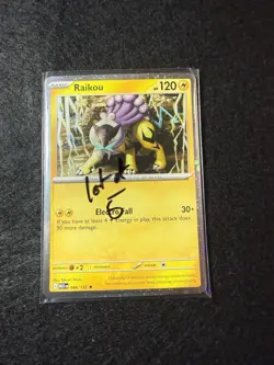 Lot of 5 Raikou 048/132 Cosmo Holo Foil 2 Pack Blister Promo Cards - Image 3
