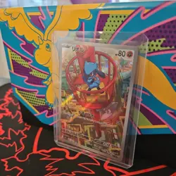 Pokemon TCG Japanese Riolu 80 HP Full Art Holo Beast Card Standard - Image 1